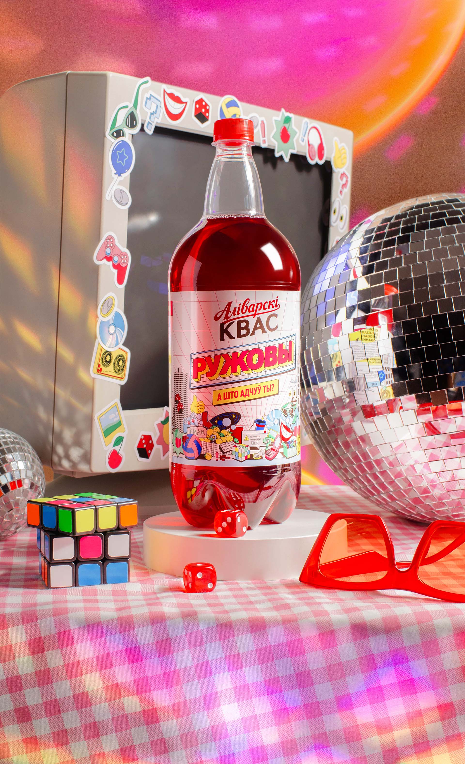 Дизайн упаковки кваса «РУЖОВЫ» image